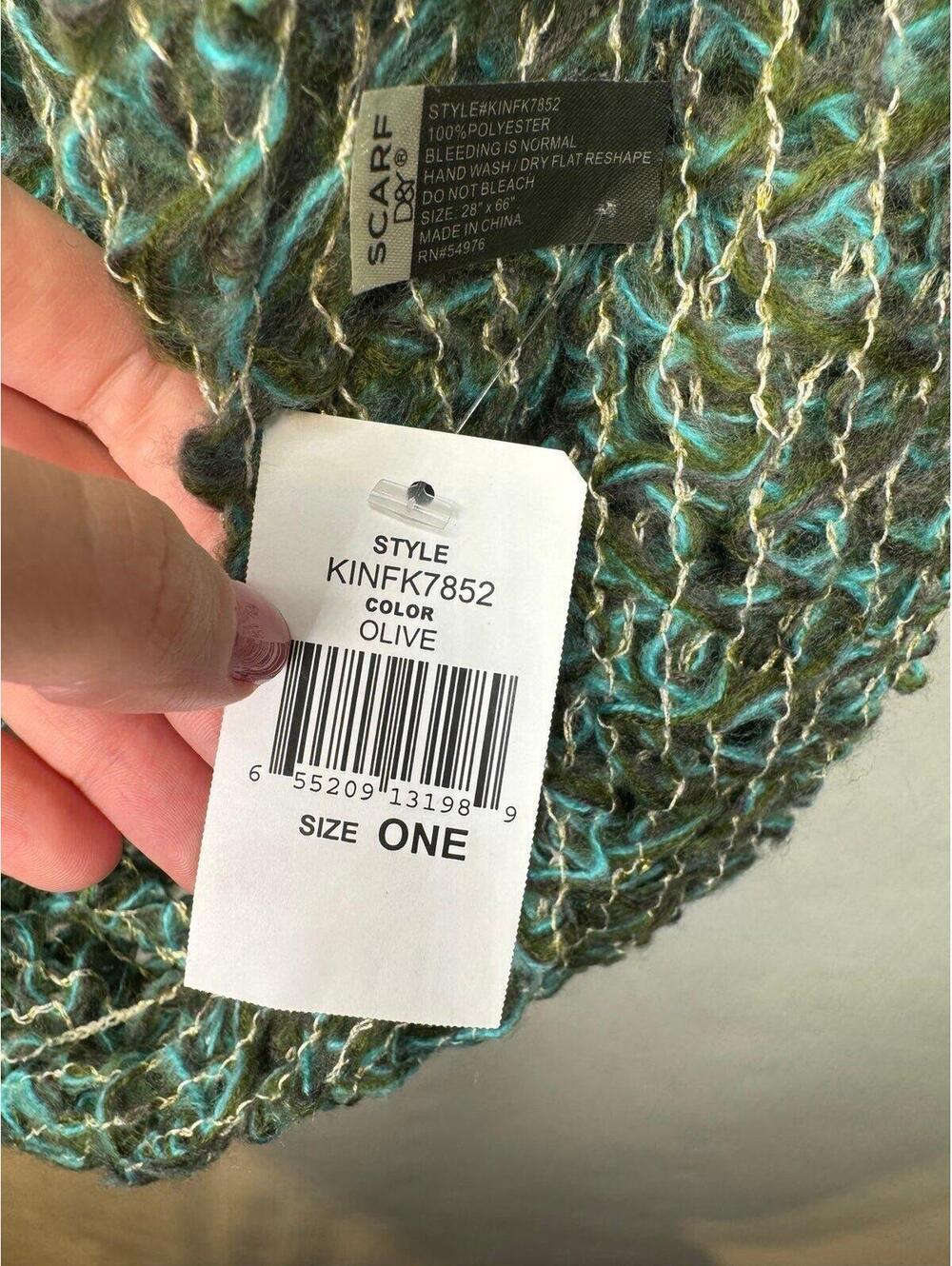D&Y Figure 8 Multi Loop Infinity Loop Scarf - Picture 2 of 6